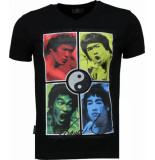 Local Fanatic Bruce lee ying yang t-shirt