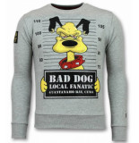 Local Fanatic Bad dog trui cartoon sweater