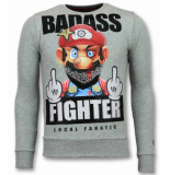 Local Fanatic Mario trui fight club sweater