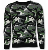 Justing Military trui camouflage pullover