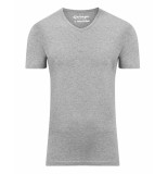 Garage Basis t-shirt v-hals bodyfit grijs