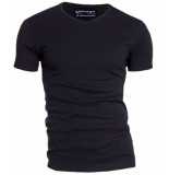 Garage Basis t-shirt v-hals semi bodyfit zwart