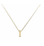 Christian Gouden ketting met i hanger