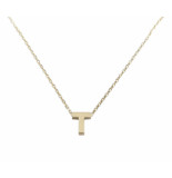 Christian Gouden ketting met t hanger
