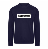 Subprime Sweater block navy