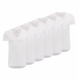 MWTS 6-pack t-shirts slim fit diepe v-hals