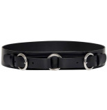 Only Onlabigail leather waist belt cc black