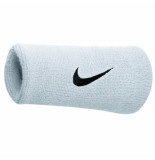 Nike Swoosh doublewide wristband white