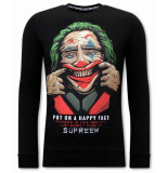 Tony Backer Joker print sweater