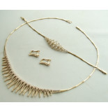 Christian Gouden sieraden set met zirkonia