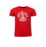 Common Heroes Rood t-shirt voor jongens in de kleur