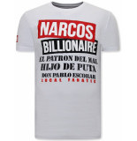 Local Fanatic T-shirt met print narcos
