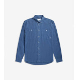 Woodbird Pican tenc shirt dust blue style no. 2116-710
