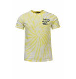 Common Heroes Tie dye t-shirt lemon voor jongens in de kleur