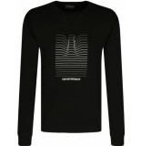 Emporio Armani Sweatshirt met logo nero