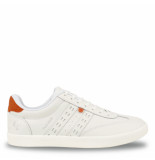 Q1905 Sneaker platinum wit/oranje