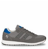 Q1905 Sneaker voorschoten grijs/hard blauw