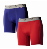 Q1905 Boxer 2-pack blue / red
