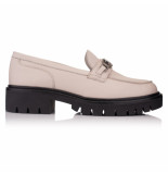 Omnio Laurie chain loafer leathe