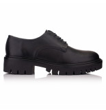 Omnio Laurie derby lace up black leather