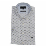 Fynch-Hatton Overhemd bloemenprint wit