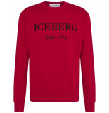 Iceberg 1974 logo sweater rood