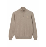 North Sails Cotton and wool jumper fossil melange brown