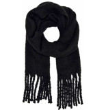 Only Onlsina life woven scarf black