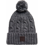 Superdry Trawler cable beanie zinc marl