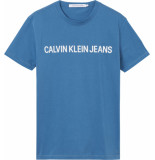 Calvin Klein J30j307856 logo slim t-shirt c2y antique blue -