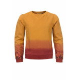 Looxs Revolution Sweater dip dye met bloemprintje voor meisjes in de kleur