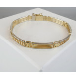 Christian Bicolor goud armband