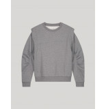 Summum 3s4616-30298 815 sweater sparkling sweat light grey melange