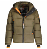Geographical Norway heren winterjas calix army