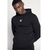 11 Degrees Core pullover hoodie sweater black -