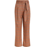 King Louie Ava pant rumbo check henna red