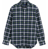 Gant Flannel check overhemd groen