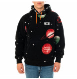 313 Sweatshirt man fleece hoodie planets 4dm666.c1023