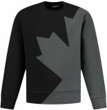Dsquared2 Maple leaf sweater zwart