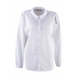 Smith & Soul 1121-1101 100 smith and soul oversize gathered shirt blouse white