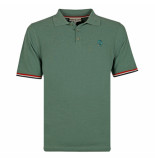 Q1905 Polo shirt bloemendaal grijs