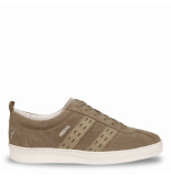 Q1905 Sneaker medal lady taupe grey