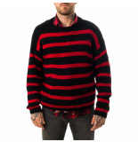 Cult Sweater man knit bolt striped ma60.0555