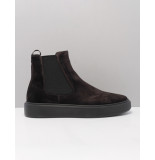Giorgio Sneakers/hoge-sneakers heren asphalt suede