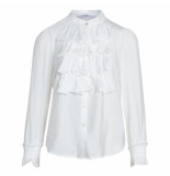 Co'Couture Cc calum volant shirt white