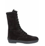 Tod's Iconic lace-up boot in suede black