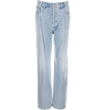 Agolde Fold waistband high rise jeans lichtblauw