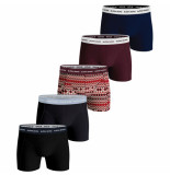 Björn Borg 5-pack boxers navy/red retro mix