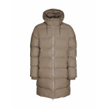 Rains 1507 long puffer jacket taupe