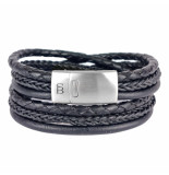 Steel&Barnett Leren armband bonacci